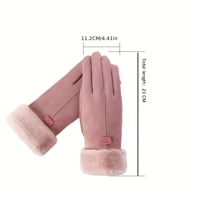 Ava | Plush Lined Thermo Winter Gloves