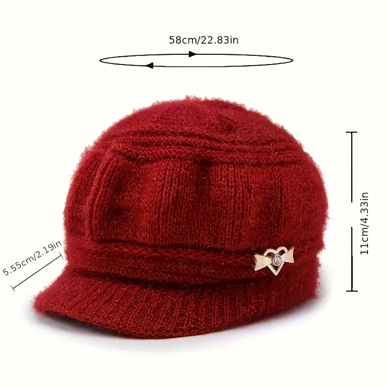 Mia | Cozy Knit Winter Cap with Cuff