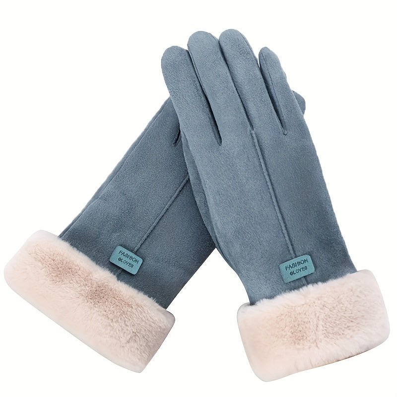 Ava | Plush Lined Thermo Winter Gloves