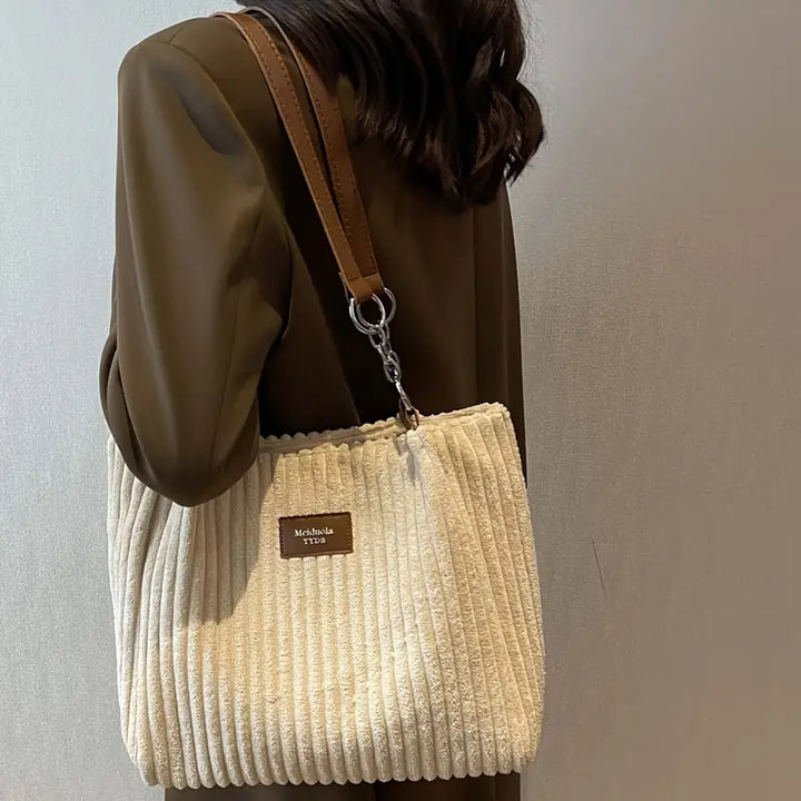 CLARA | Chic Corduroy Handbag