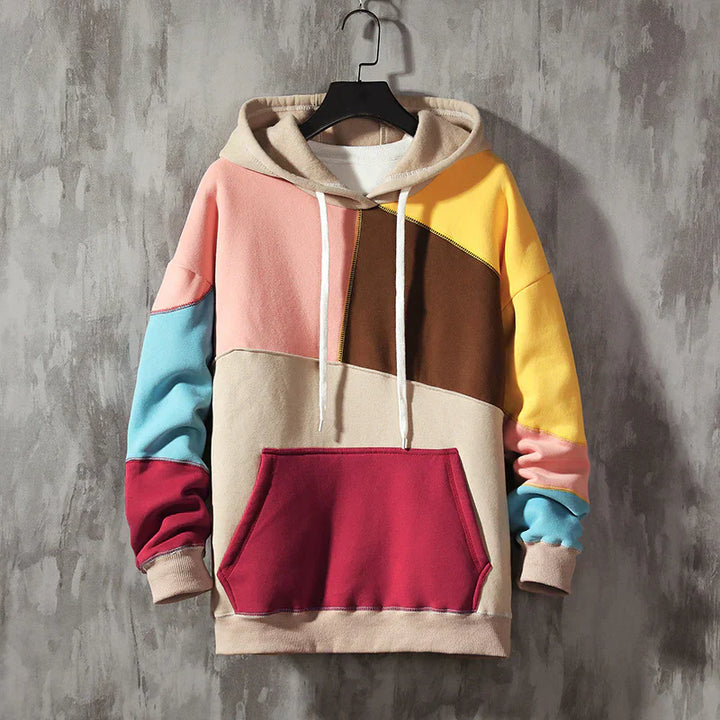 Ryder | Retro Colorblock Hoodie