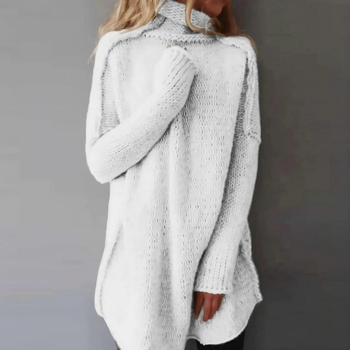 Fiorella | Hand-Knitted Sweater with Cable Patterns