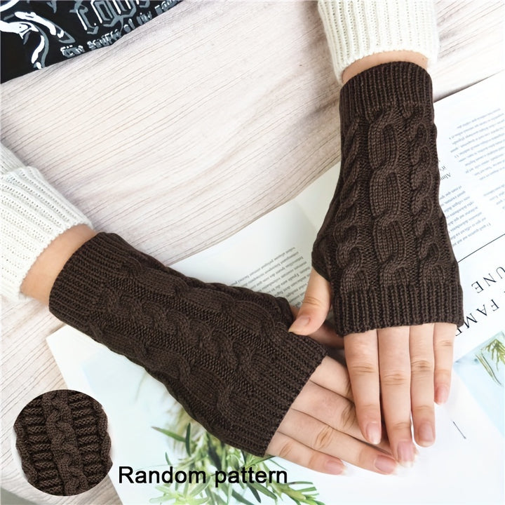 Sophie | Stylish Fingerless Winter Gloves