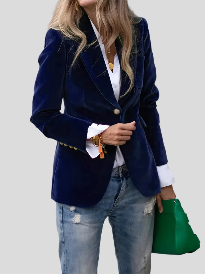 Caterina | Elegant Velvet Blazer