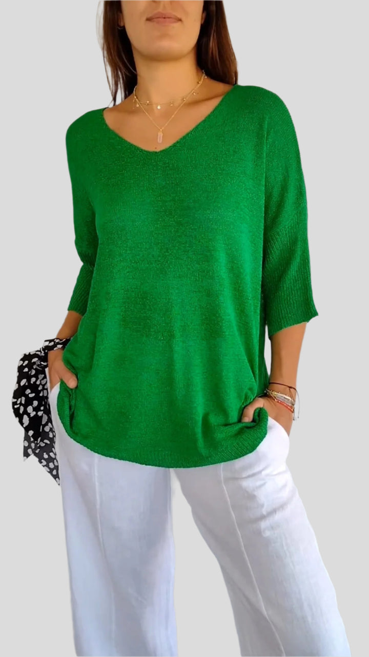 Luz | Soft Blouse with Flattering Neckline
