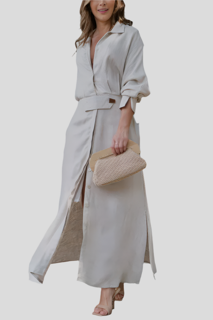 Julia | Long Linen Dress