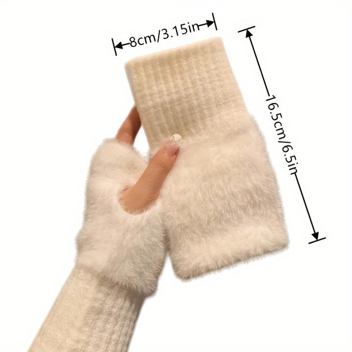 Sarah | Cozy Winter Fingerless Gloves