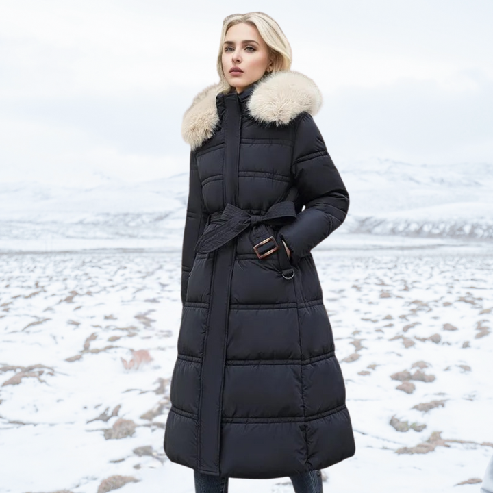 Martina | Luxurious Winter Parka With Fur Hood