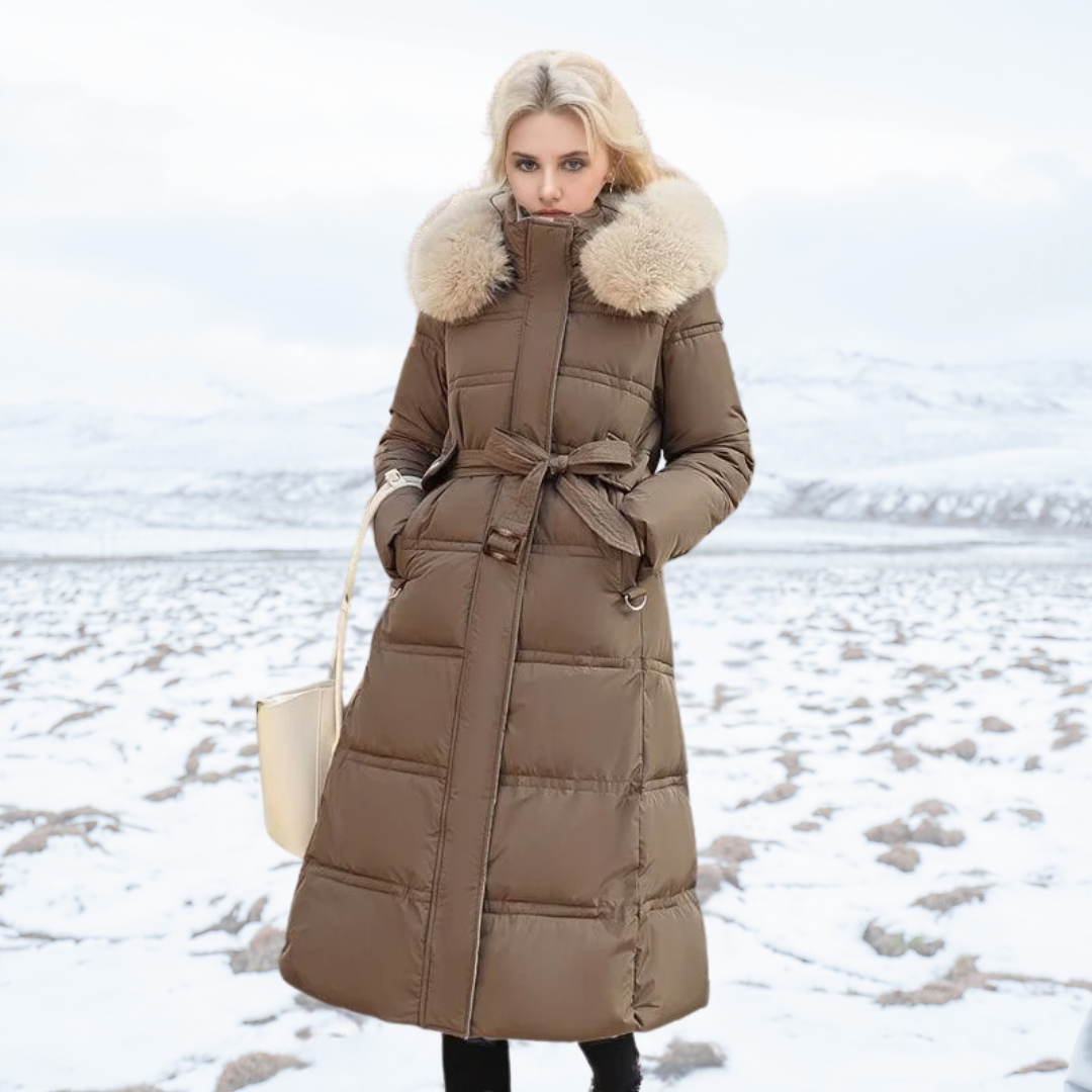 Martina | Luxurious Winter Parka With Fur Hood