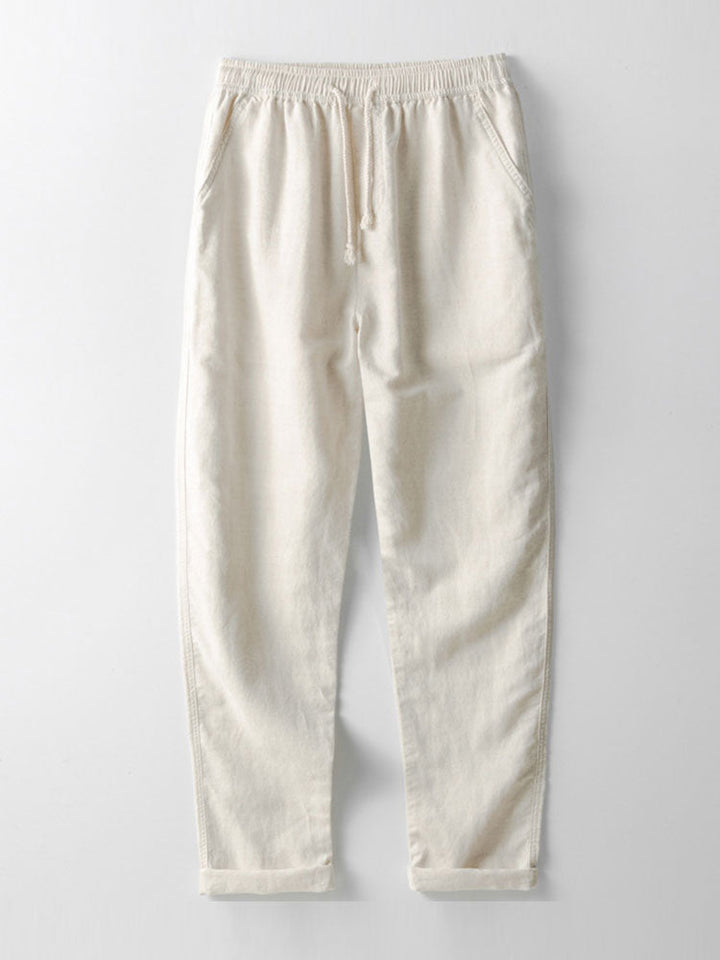 Leo | Casual Set with Linen Pants