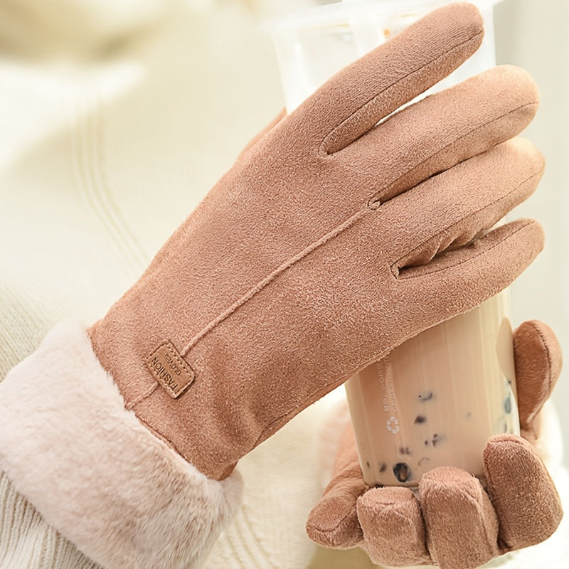 Ava | Plush Lined Thermo Winter Gloves