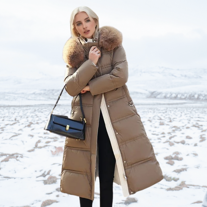 Martina | Luxurious Winter Parka With Fur Hood