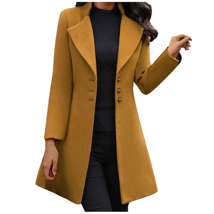 Olivia | Long-Sleeve Wool Coat