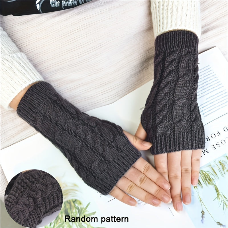 Sophie | Stylish Fingerless Winter Gloves