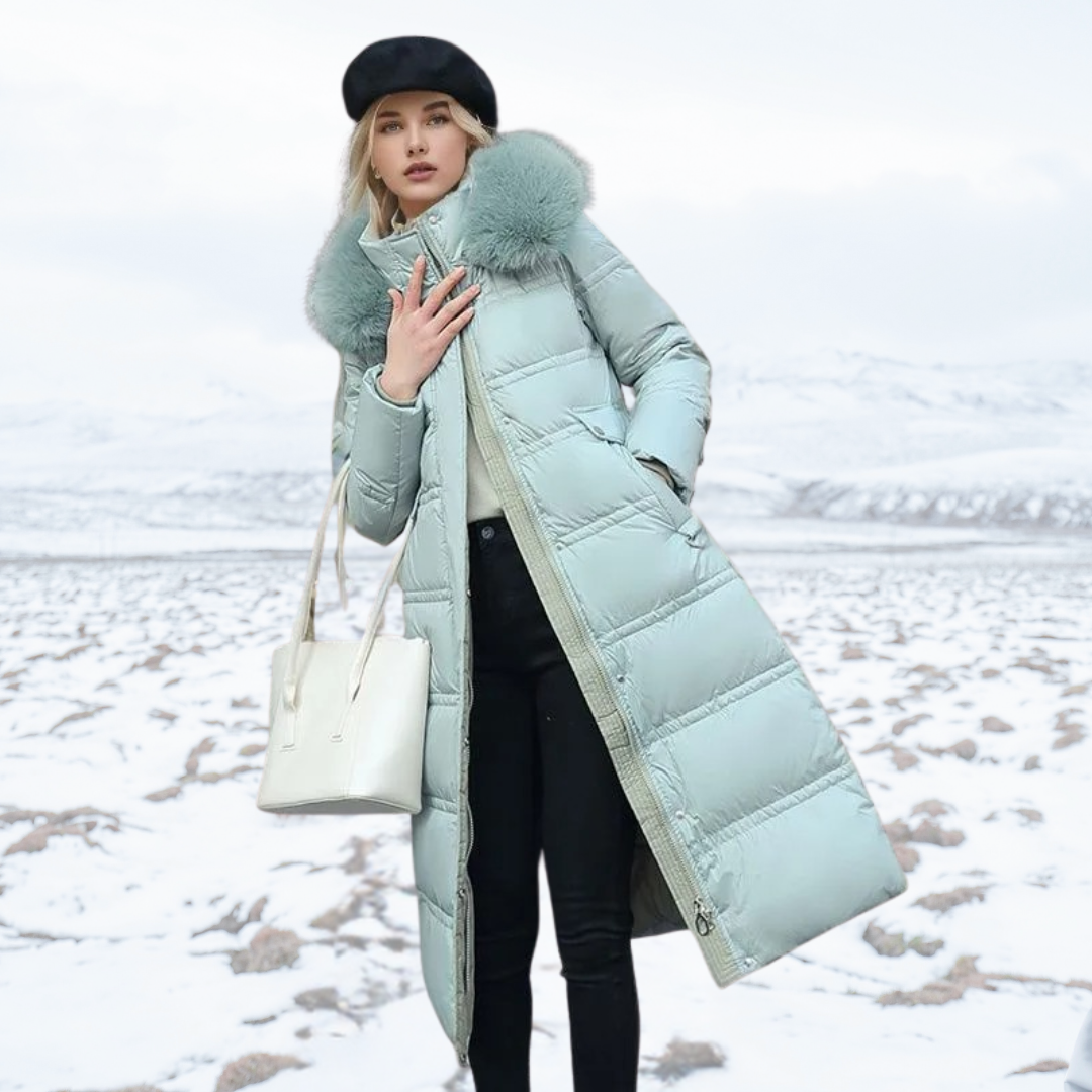 Martina | Luxurious Winter Parka With Fur Hood