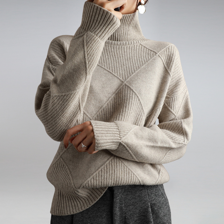 Mia | Luxe Textured Winter Pullover