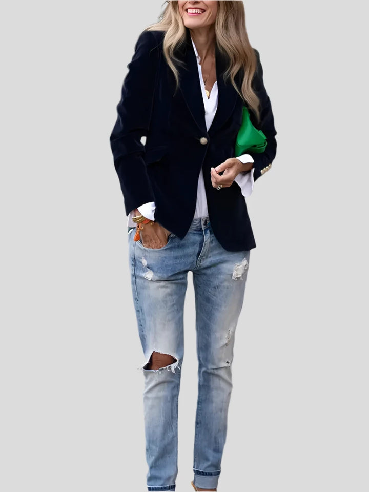 Caterina | Elegant Velvet Blazer