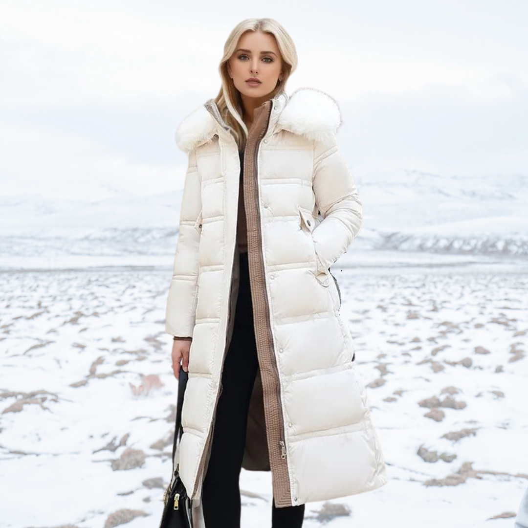 Martina | Luxurious Winter Parka With Fur Hood