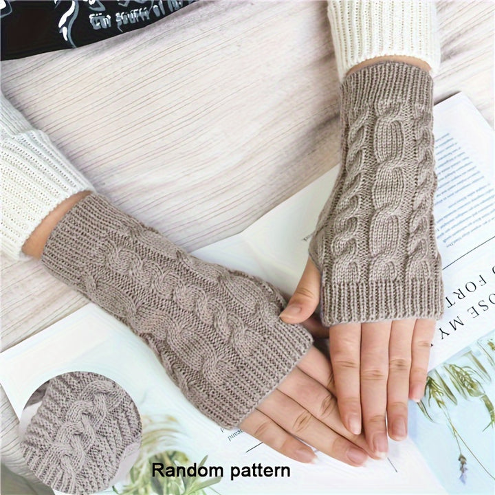 Sophie | Stylish Fingerless Winter Gloves