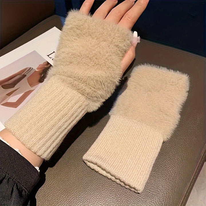 Sarah | Cozy Winter Fingerless Gloves