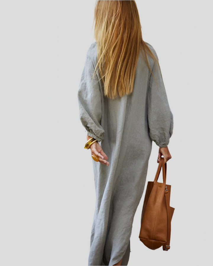 Sereana | Long Button Down Dress