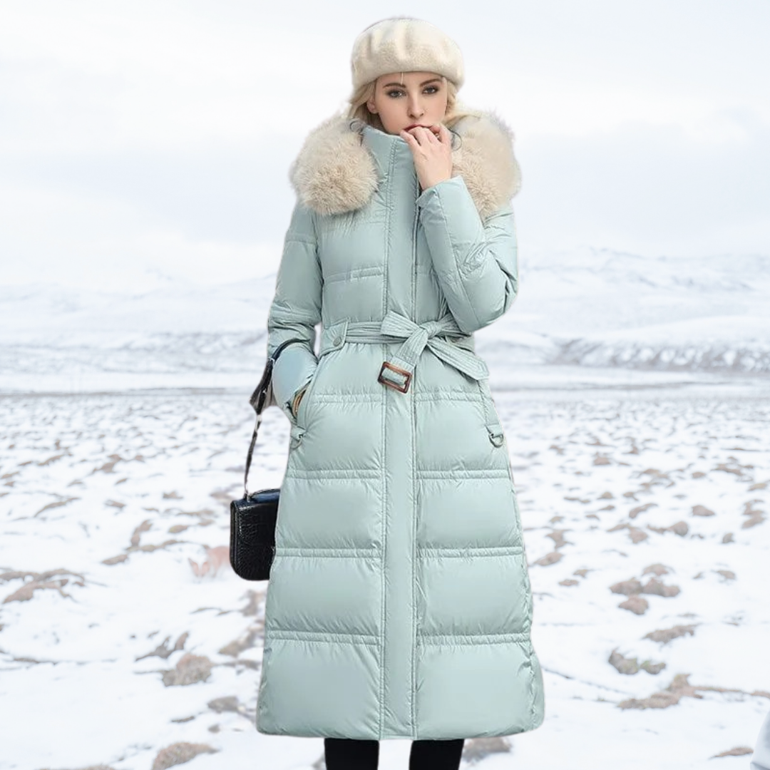 Martina | Luxurious Winter Parka With Fur Hood