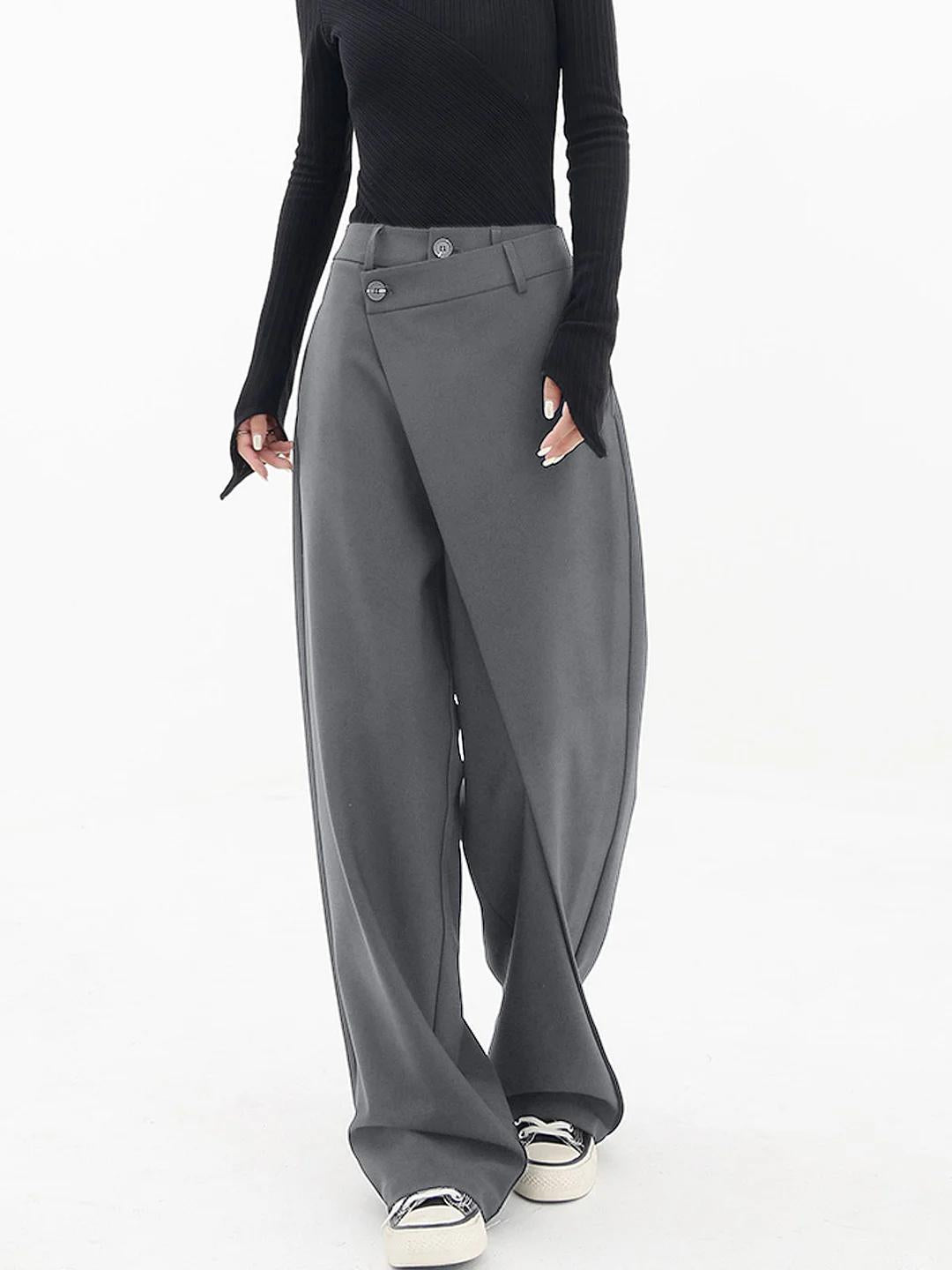 Miriam | Asymmetric Baggy Pants