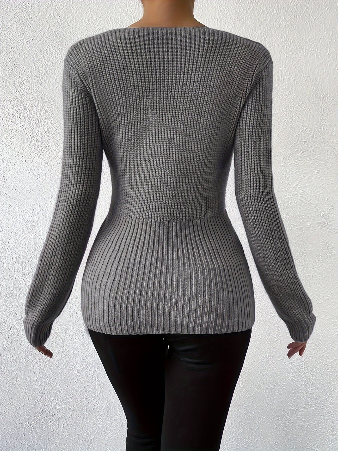 Isla | The Elegant V-Neck Sweater