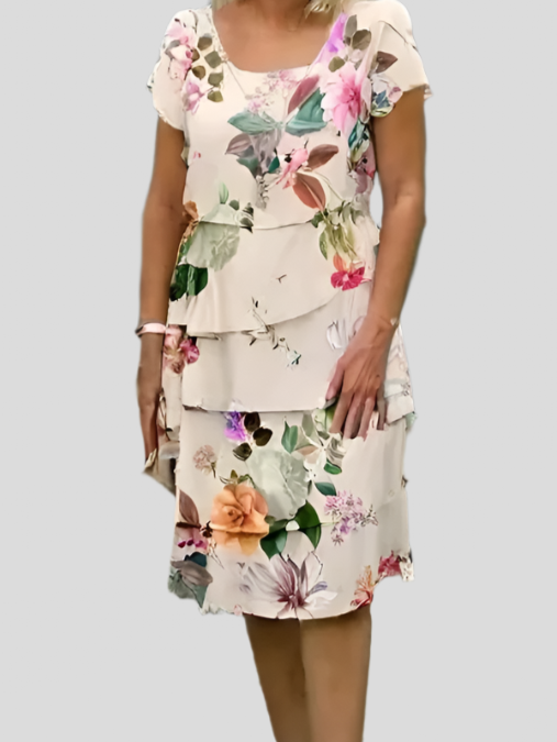Émilie | Elegant Floral Maxi Dress