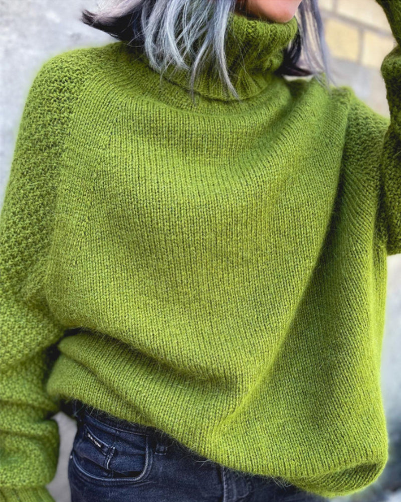 Cyara | Oversized Olive Sweater