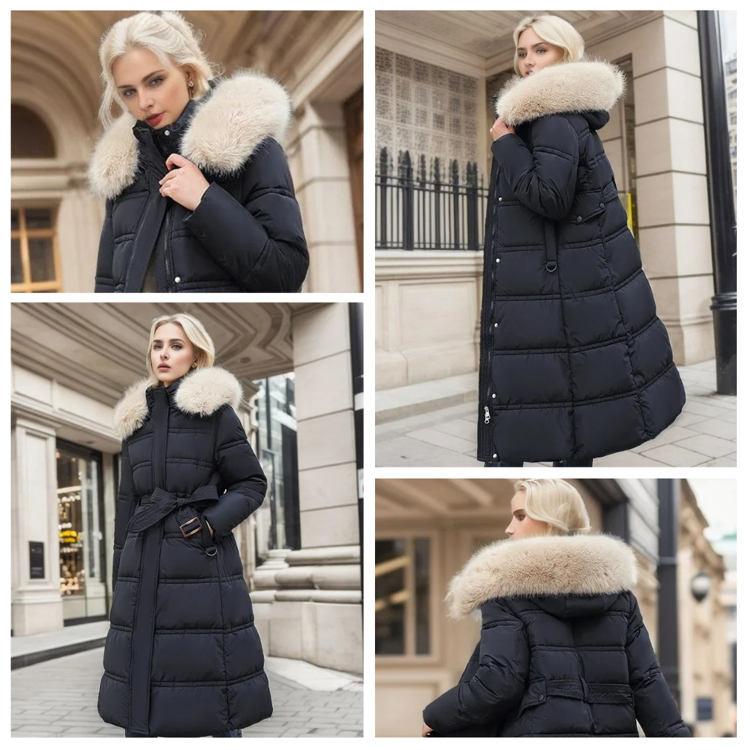 Martina | Luxurious Winter Parka With Fur Hood