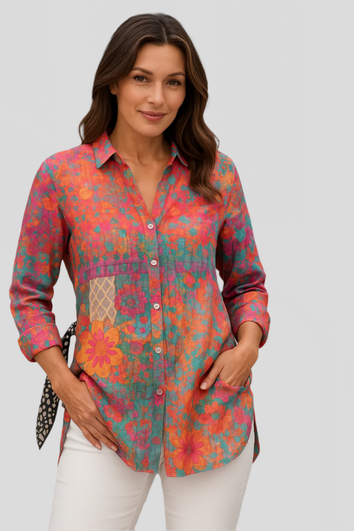 Celeste | Elegant Floral Blouse