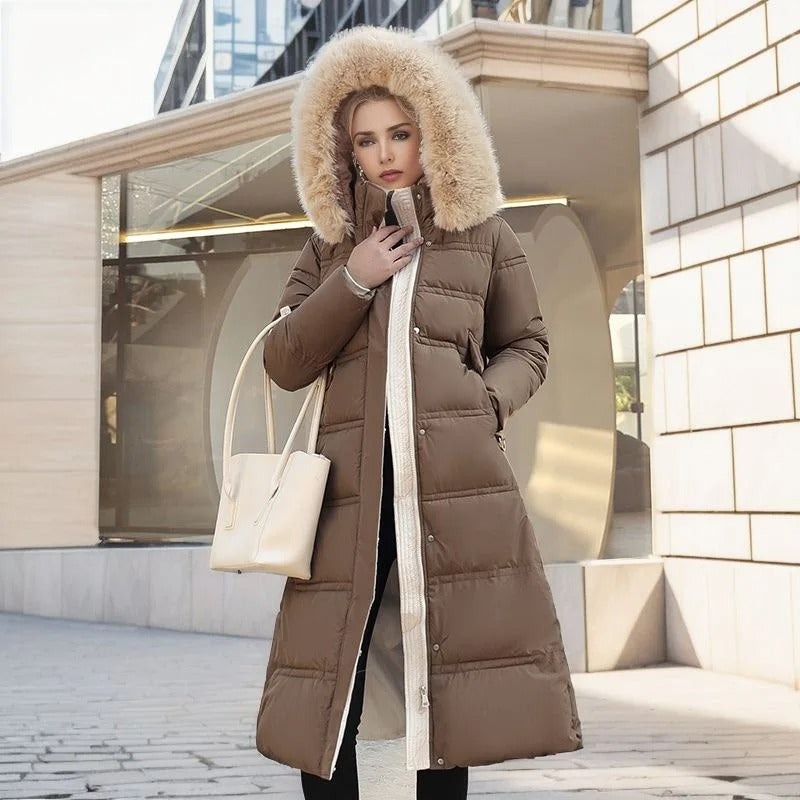 Martina | Luxurious Winter Parka With Fur Hood