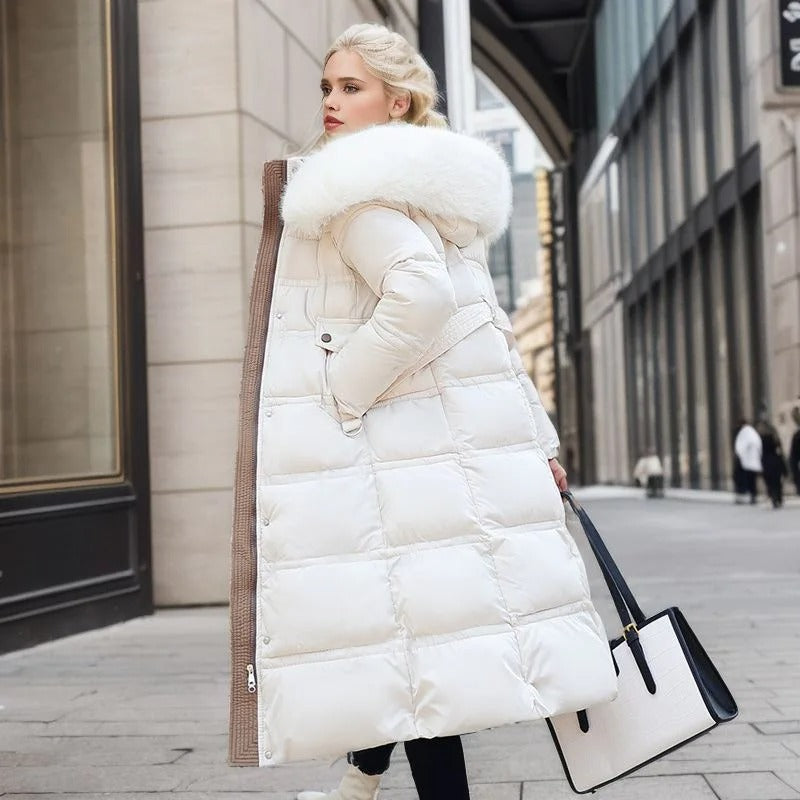 Martina | Luxurious Winter Parka With Fur Hood