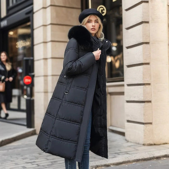 Martina | Luxurious Winter Parka With Fur Hood