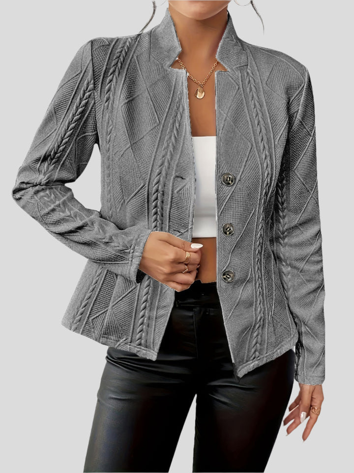Vespera |  Elegant Long-Sleeve Jacket