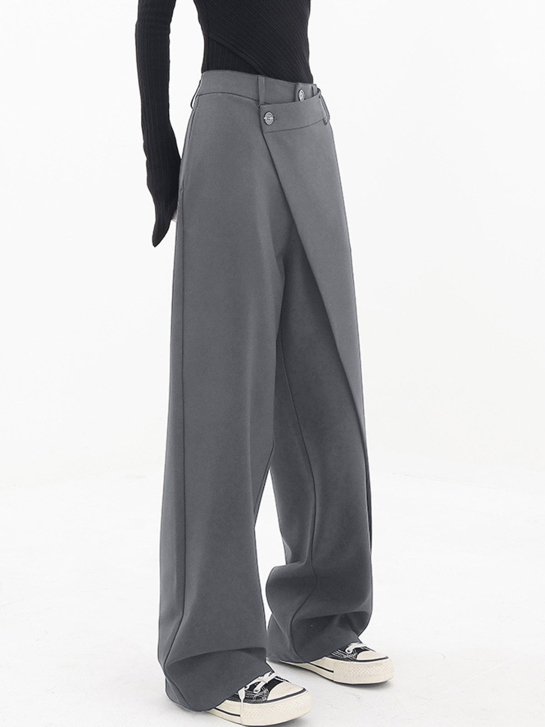 Miriam | Asymmetric Baggy Pants