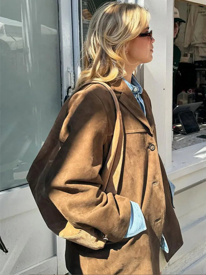 LISA | ELEGANT BROWN JACKET