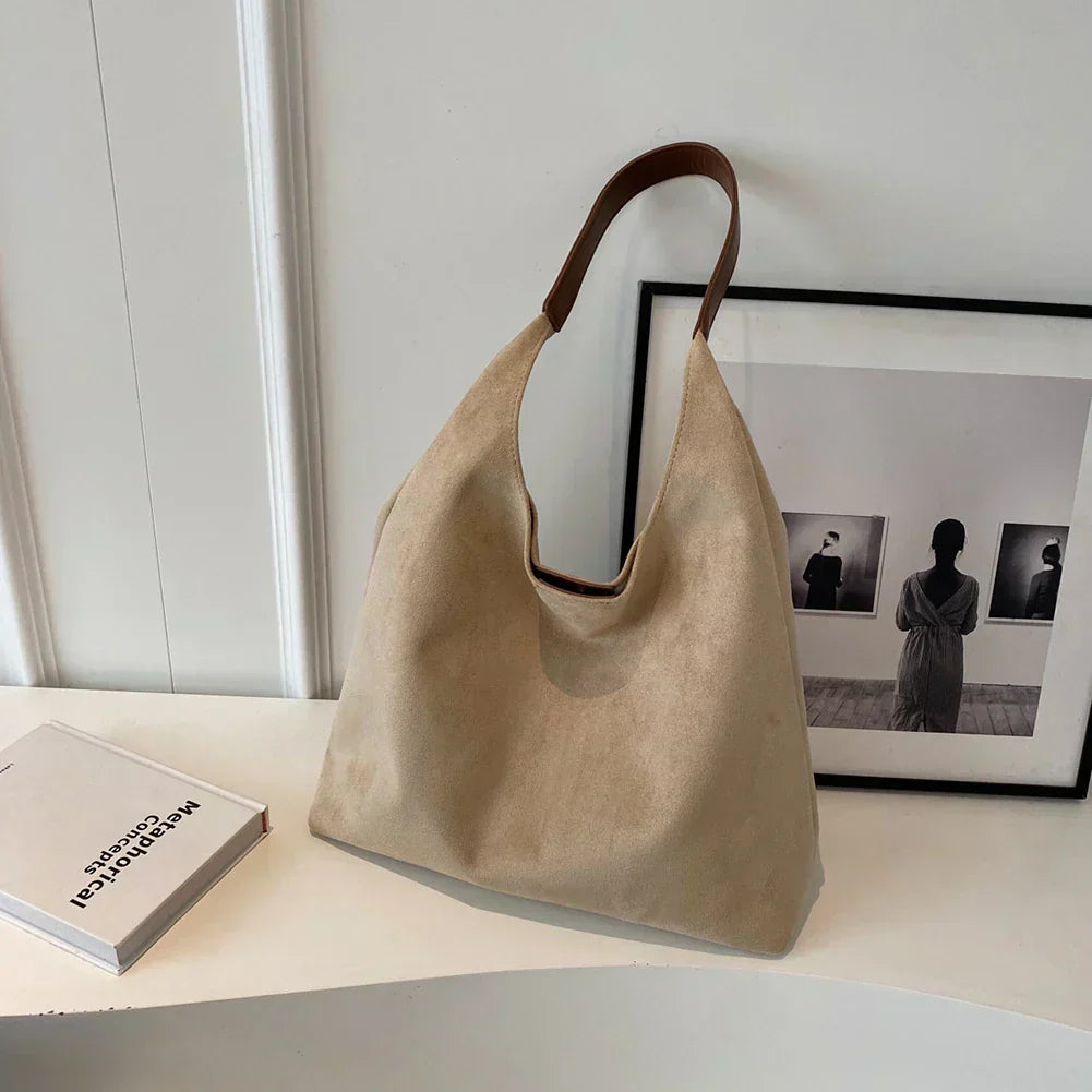 Tara | Suede Tote Bag