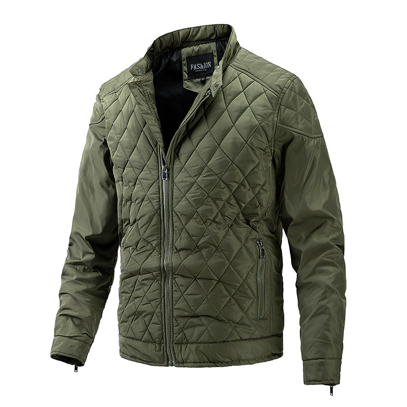 Titus | Retro Diamond-Quilted Jacket