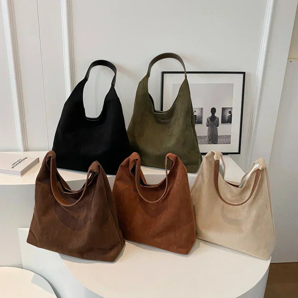 Tara | Suede Tote Bag