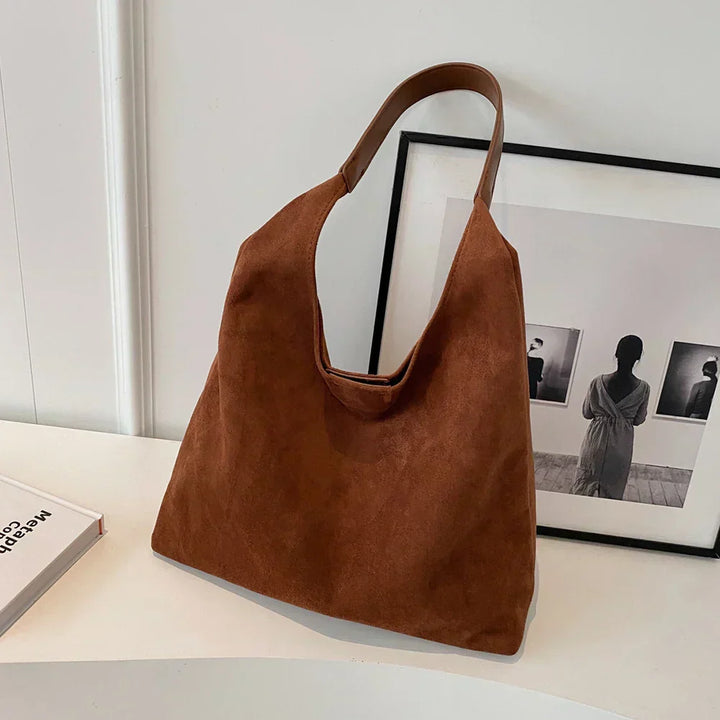 Tara | Suede Tote Bag