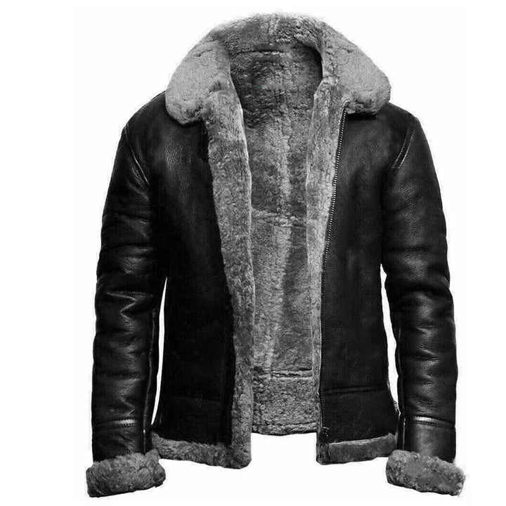 Ronald | Leather Winter Jacket