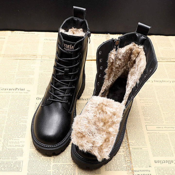 Lena | Warm Leather Winter Boots