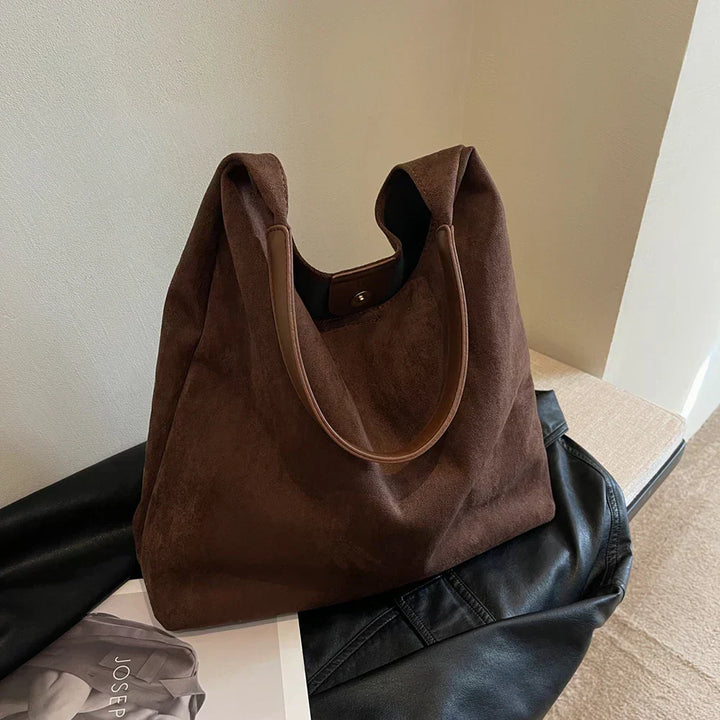 Tara | Suede Tote Bag