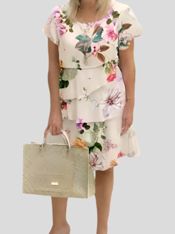 Émilie | Elegant Floral Maxi Dress