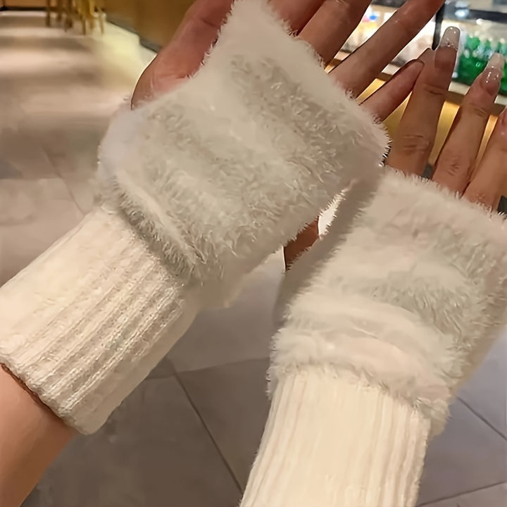 Sarah | Cozy Winter Fingerless Gloves