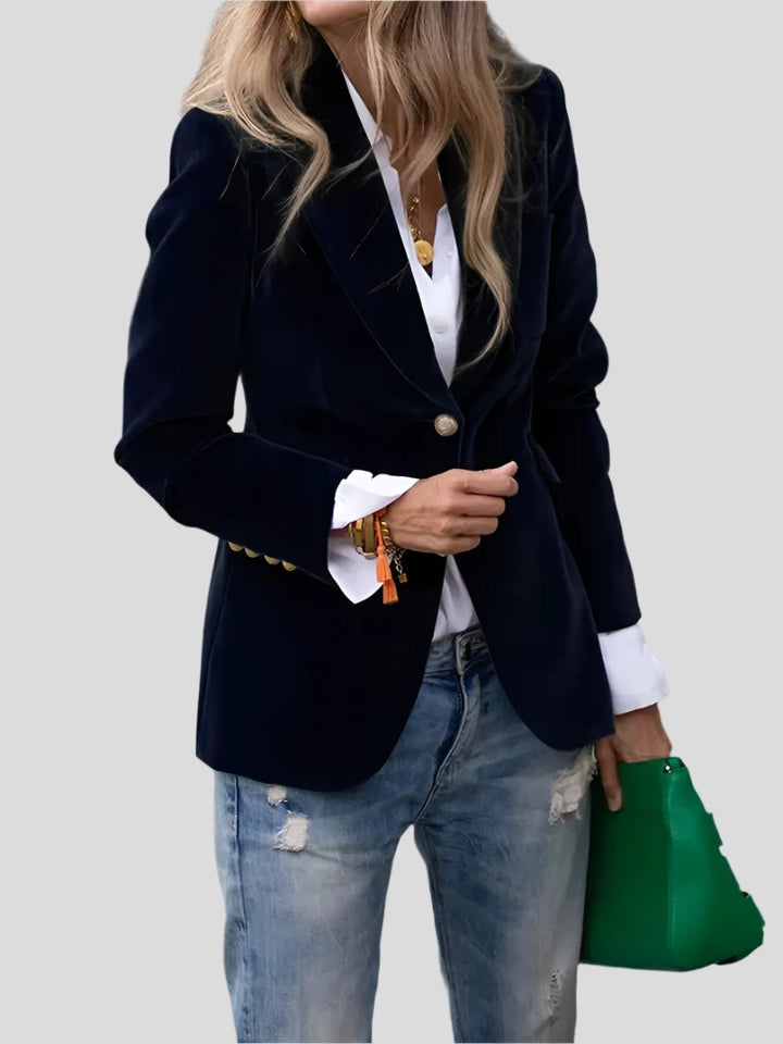 Caterina | Elegant Velvet Blazer