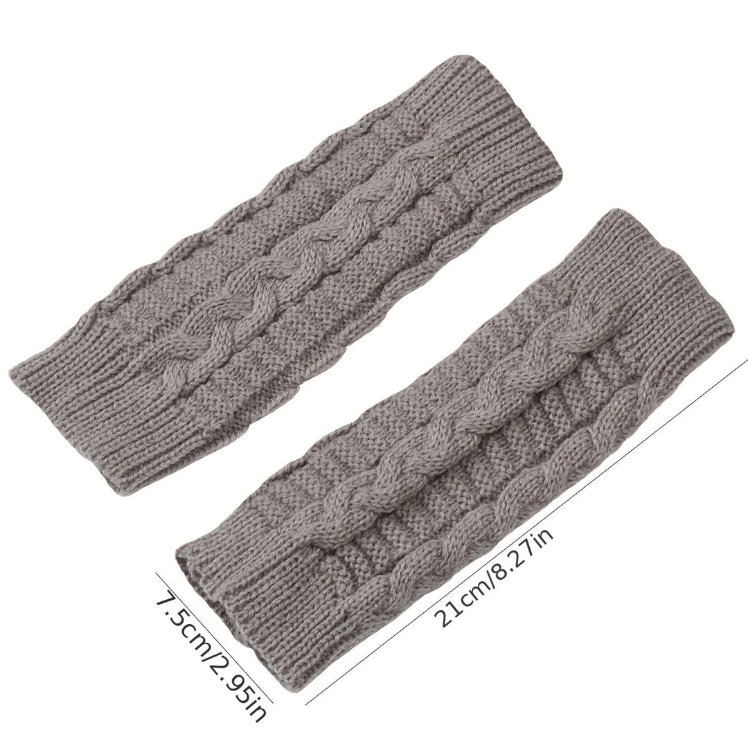 Sophie | Stylish Fingerless Winter Gloves