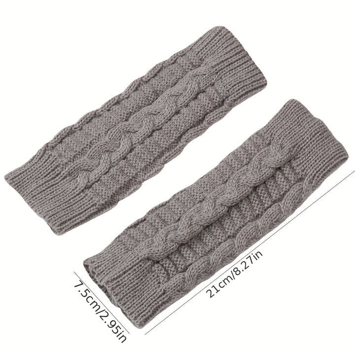 Sophie | Stylish Fingerless Winter Gloves